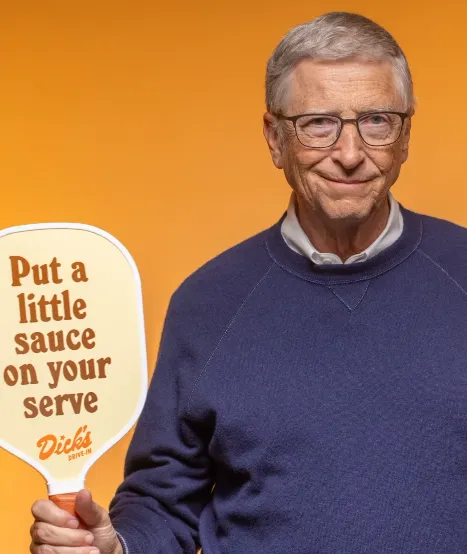 Microsoft co-founder Bill Gates, a longtime pickleball player